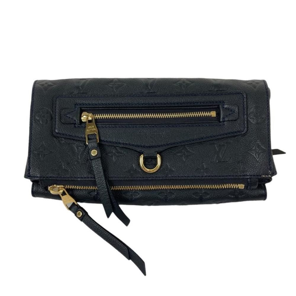 Louis Vuitton Pettyant Monogram Clutch Bag Black